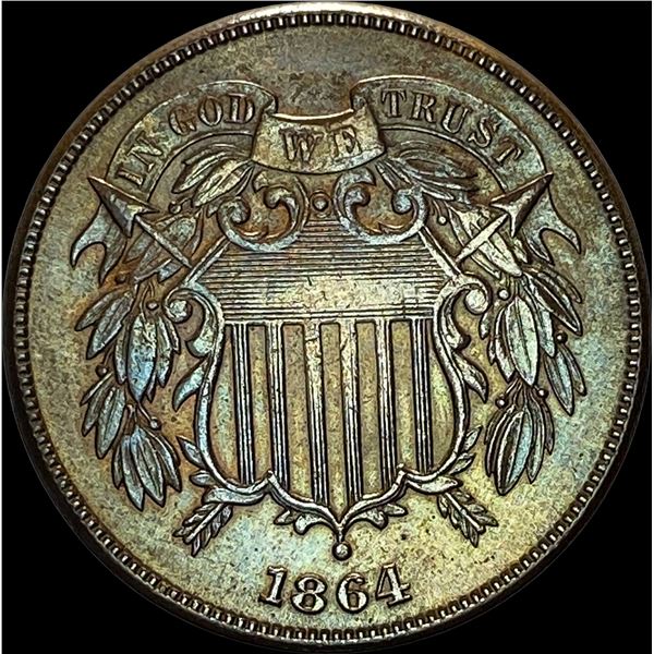 1864 Two-Cent Piece UNCIRCULATED