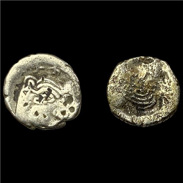 [2] India Western Satraps 278-295AD SIlver Drachm NEARLY UNCIRCULATED