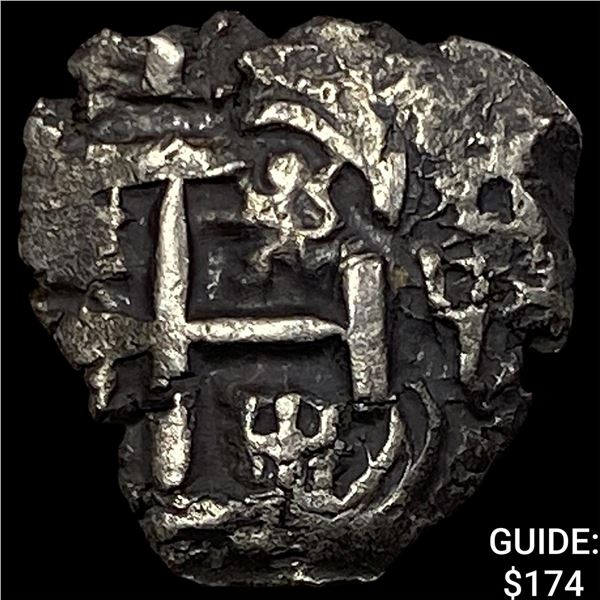 1500's-1600's Spanish Colonial SIlver Cob NEARLY UNCIRCULATED