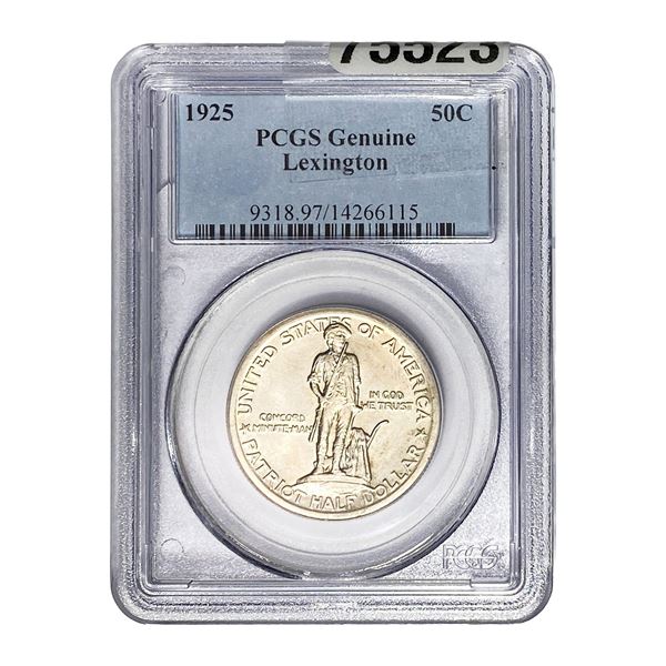 1925 Lexington Half Dollar PCGS Genuine