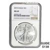 2015 Silver Eagle NGC MS69