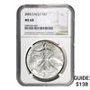 2005 Silver Eagle NGC MS68