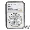 2015 Silver Eagle NGC MS68