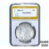 1881-O Morgan Silver Dollar PGA MS63