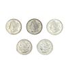 [5 Coins] 1878-1896 Morgan Silver Dollar