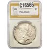 Image 1 : 1926 Silver Peace Dollar PGA MS63+