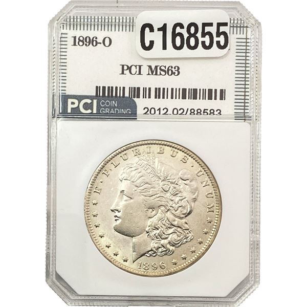 1896-O Morgan Silver Dollar PCI MS63