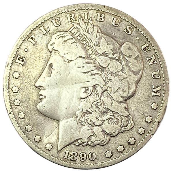1890-CC Morgan Silver Dollar