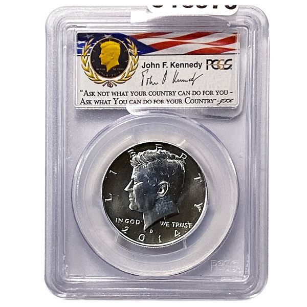 2014 Kennedy Half Dollar PCGS MS70 50th Anniv.