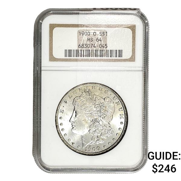 1900-O Morgan Silver Dollar NGC MS64