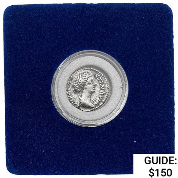 Roman Silver Denarius Fahstina Sr. 138-140/1 AD