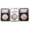 Image 1 : [3 Coins] 1881-1896 Morgan Silver Dollar NGC MS63