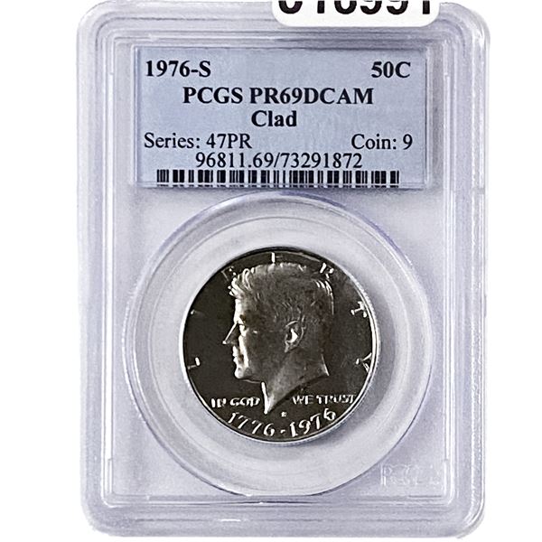 1976-S Kennedy Half Dollar PCGS 69DCAM Clad