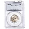 1991-P Washington Silver Quarter PCGS MS66
