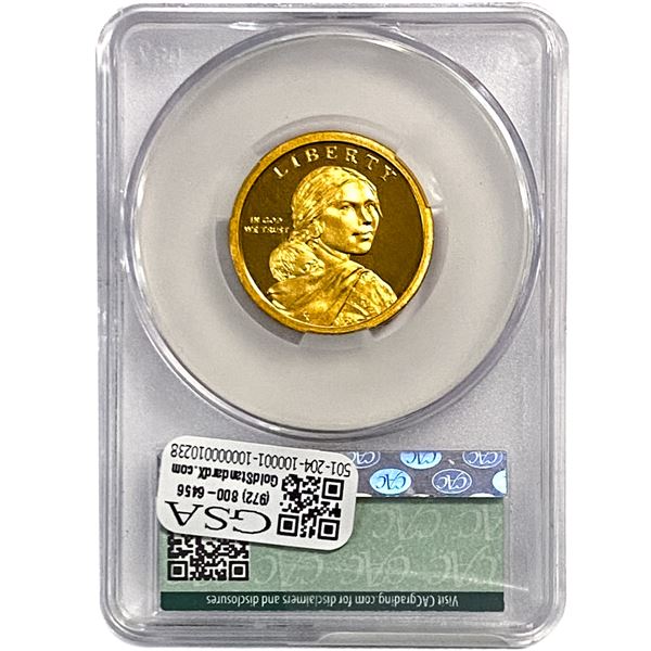 2011-S Sacagawea Dollar Wampanoag Treaty CAC PR69 DCAM