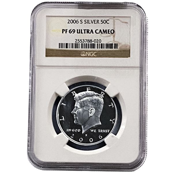 2006-S Kennedy Half Dollar NGC PF69 Ultra Cameo