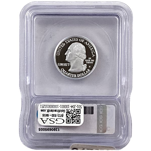 2009-S District of Columbia SIlver Quarter PR69
