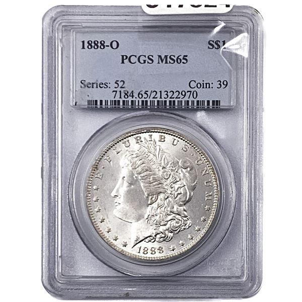 1888-O Morgan Silver Dollar PCGS MS65