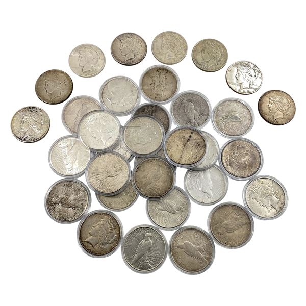 [33 Coins] 1922-1935 Silver Peace Dollar