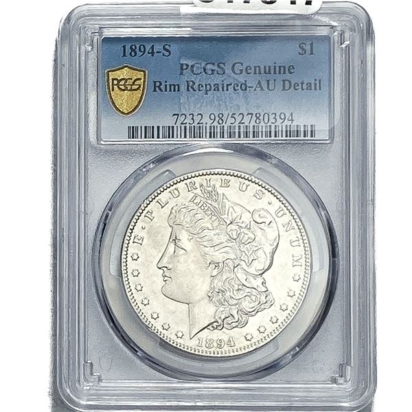 1894-S Morgan Silver Dollar PCGS Genuine
