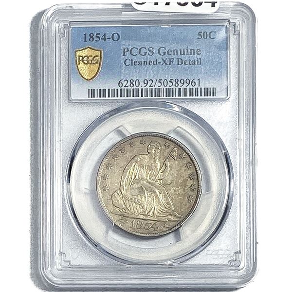 1854-O Seated Liberty Half Dollar PCGS Genuine