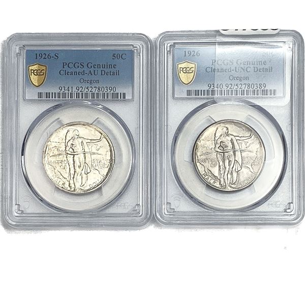 1926/1926-S Oregon Trail Half Dollar PCGS Genuine