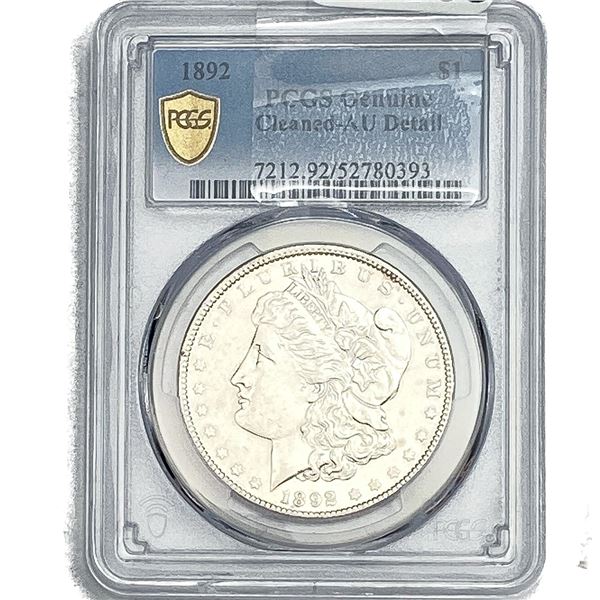 1892 Morgan Silver Dollar PCGS Genuine
