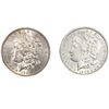 Image 1 : [2 Coins] 1902-1903 Morgan Silver Dollar