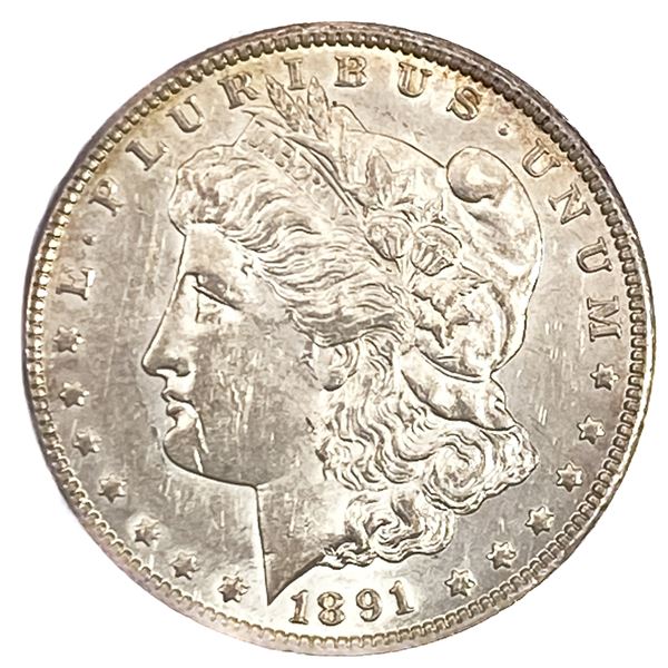1891-CC Morgan Silver Dollar
