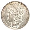 Image 1 : 1891-CC Morgan Silver Dollar