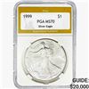 Image 1 : 1999 American Silver Eagle PGA MS70