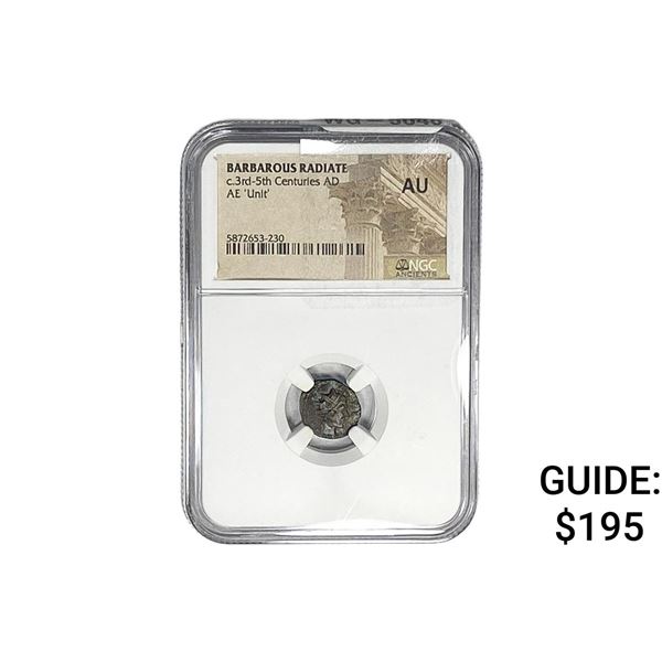 Barbarous Radiate c.3rd-5th Centuries AD AE 'Unit' NGC AU