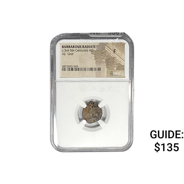 Barbarous Radiate c.3rd-5th Centuries AD AE 'Unit' NGC F