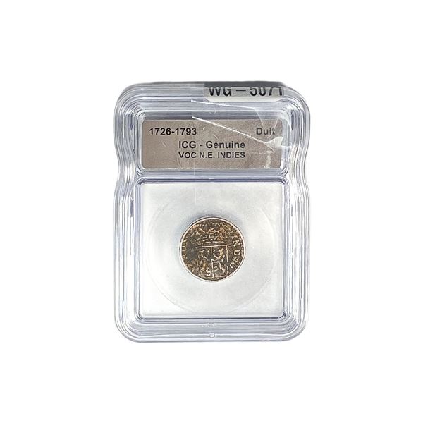 VOC N.E. INDIES Duit ICG Genuine
