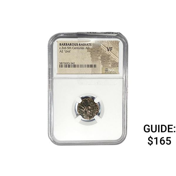 Barbarous Radiate c.3rd-5th Centuries AD AE 'Unit' NGC VF