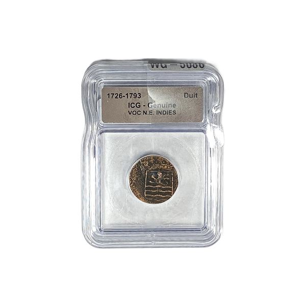 VOC N.E. INDIES Duit ICG Genuine