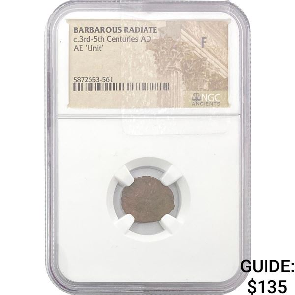 Barbarous Radiate c.3rd-5th Centuries AD AE 'Unit' NGC F