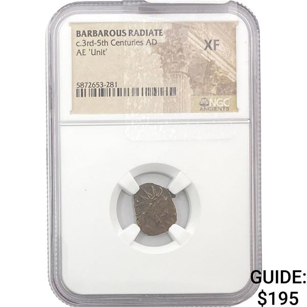Barbarous Radiate c.3rd-5th Centuries AD AE 'Unit' NGC XF