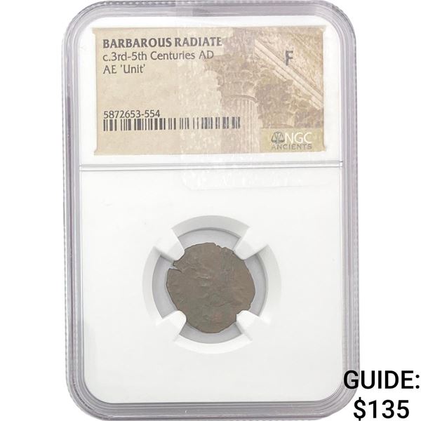 Barbarous Radiate c.3rd-5th Centuries AD AE 'Unit' NGC F