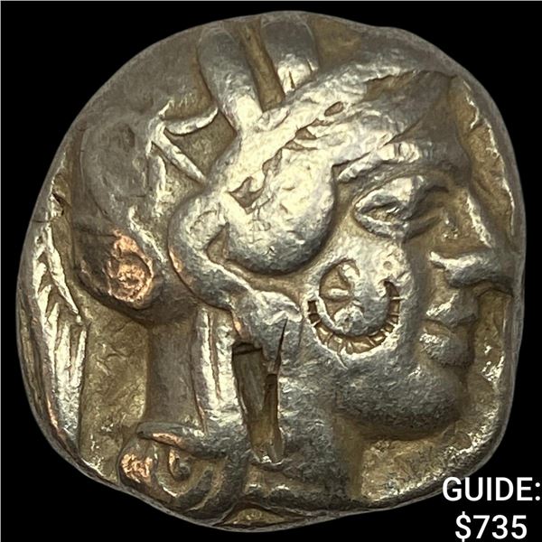 Attica, Athens 393-294 AD Silver Tetradrachm NEARLY UNCIRCULATED