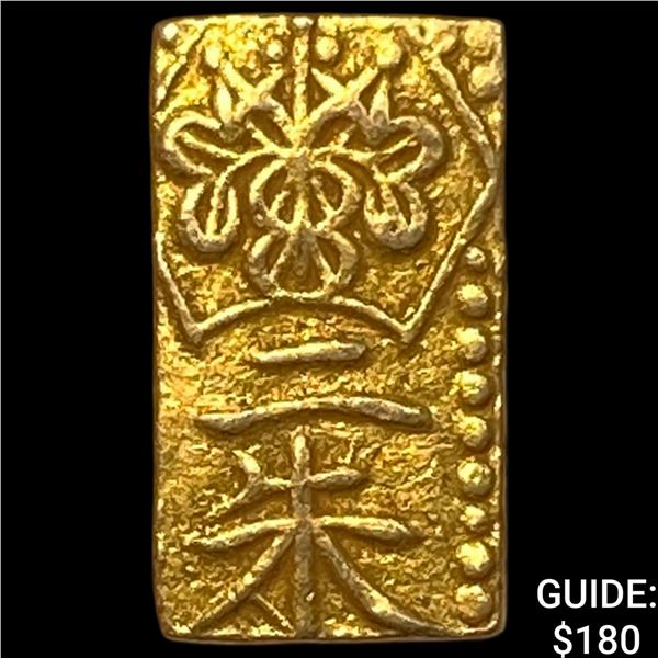 1832-1858 Japan Gold 2 Shu CLOSELY UNCIRCULATED