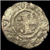 1248-1279 Portugal Alfonso III Silver Dinero NEARLY UNCIRCULATED