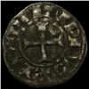 1297-1301 AD Frankish Greece Silver Denier NEARLY UNCIRCULATED