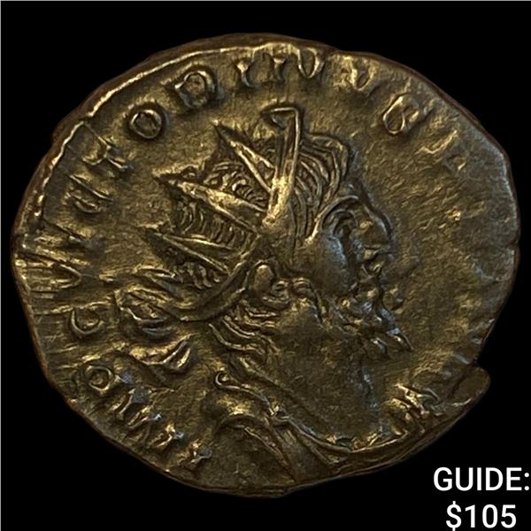 Romano-Gallic Victorinus 269-271 BI Dbl Denarius CHOICE AU