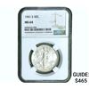 Image 1 : 1941-S Walking Liberty Half Dollar NGC MS64