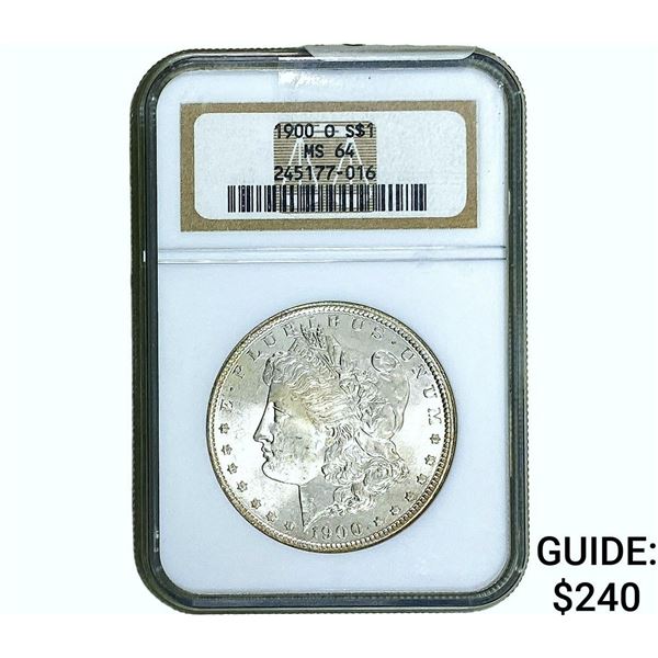 1900-O Morgan Silver Dollar NGC MS64