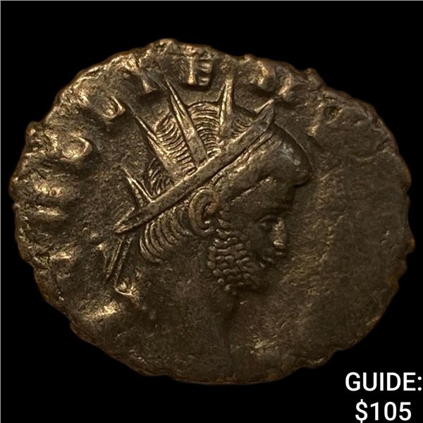 Roman Gallienus 253-268 AD BI Dbl Denarius CHOICE AU