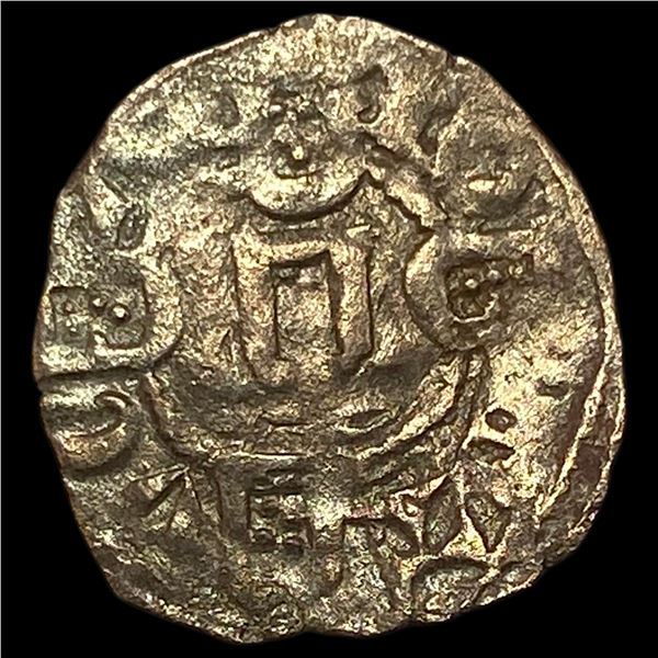 1248-1279 Portugal Alnfonso III Silver Dinero NEARLY UNCIRCULATED