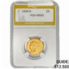 Image 1 : 1909-D $5 Gold Half Eagle PGA MS65