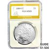 Image 1 : 1884-CC Morgan Silver Dollar PGA MS65